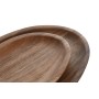 Plate set Home ESPRIT Natural Acacia 26 x 18 x 1,6 cm
