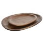Plate set Home ESPRIT Natural Acacia 26 x 18 x 1,6 cm