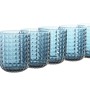 Set of glasses Home ESPRIT Blue Crystal 275 ml (6 Units)
