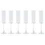 Coupe de champagne Home ESPRIT Transparent Verre 160 ml (6 Unités)