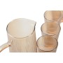 Set of glasses with bottle Home ESPRIT Amber Borosilicate Glass 1,25 L