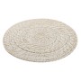 Table Mat Home ESPRIT White Natural Bamboo Rattan 34 x 34 x 1,5 cm