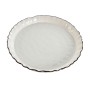 Flat Plate Home ESPRIT White Brown Porcelain 26 x 26 x 11 cm