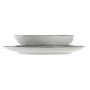 Tableware Home ESPRIT Light grey Porcelain Scandi 18 Pieces