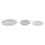 Assiettes Home ESPRIT Gris clair Porcelaine Scandi 18 Pièces