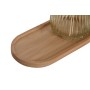 Bath Set Home ESPRIT Grey Orange Amber Bamboo Crystal 3 Pieces