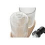 Bath Set Home ESPRIT Transparent Natural Bamboo Crystal Modern 3 Pieces