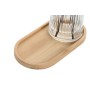 Bath Set Home ESPRIT Black Transparent Bamboo Crystal Modern 3 Pieces