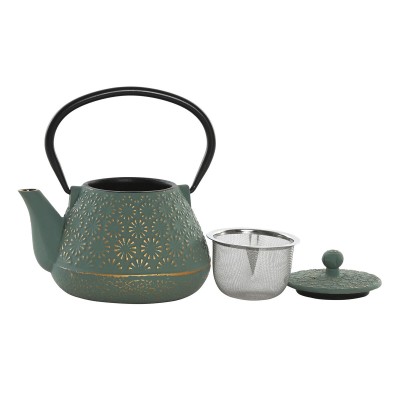 Teapot Home ESPRIT Green Stainless steel Iron 600 ml