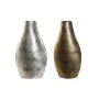Vase DKD Home Decor Golden Silver Aluminium Modern 22 x 13 x 40,5 cm (2 Units)