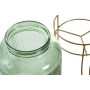 Water Dispenser Home ESPRIT Green Golden Metal Crystal 4 L 16 x 16 x 24,6 cm