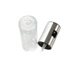 Cruet Home ESPRIT Transparent Stainless steel Crystal 100 ml 4 x 4 x 18,3 cm
