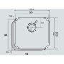 Sink with One Basin Cata CB50