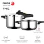 Set of pressure cookers Fagor Stainless steel 10 L 2 Pieces