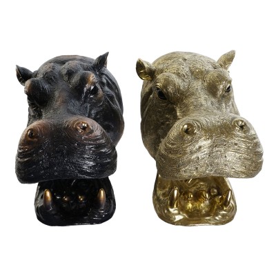 Wall Light DKD Home Decor Copper Golden 50 W Colonial Hippopotamus 220 V 35 x 23 x 34 cm (2 Units)