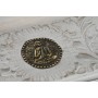 Valet Tray DKD Home Decor White Golden Aluminium Mango wood Elephant Buddha Indian Man 24 x 15 x 4 cm (6 Units)