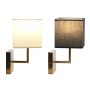 Wall Light DKD Home Decor White Black Golden 50 W 220 V 15 x 19 x 27 cm 15 x 19 x 30 cm (2 Units)