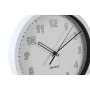 Wall Clock DKD Home Decor White Black PVC 25,4 x 4 x 25,4 cm (2 Units)