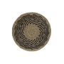 Table Mat DKD Home Decor Black Natural 38 x 38 x 1 cm