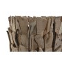 Set of Planters Home ESPRIT Brown Paolownia wood 35 x 35 x 45 cm (2 Pieces)