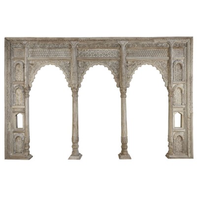 Door Home ESPRIT Beige Wood 463 x 20 x 292 cm