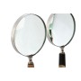 Decorative Figure Home ESPRIT Bicoloured Colonial Magnifying glass 10 x 2,5 x 24,5 cm (2 Units)
