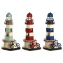 Decorative Figure Home ESPRIT Blue Red Cream Sky blue 13 x 13 x 32 cm (3 Units)