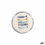 Dessert dish La Mediterránea Peixe Ø 20 cm (12 Units)