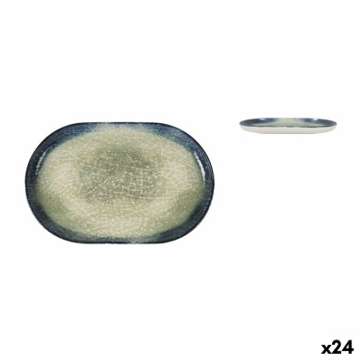 Serving Platter La Mediterránea Olaf Oval 20 x 13 x 2 cm (24 Units)