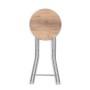 Stool Confortime Wood Metal 30 x 30 x 46 cm (6 Units)