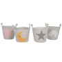 Panier Home ESPRIT Multicouleur (4 Unités)