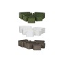 Basket set Home ESPRIT Green Grey Cream Metal polypropylene (3 Units)