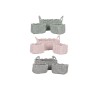 Set de basket Home ESPRIT Beige Gris Rose Corde (3 Pièces) (3 Unités)