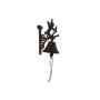Cloche Home ESPRIT Marron Noir Fer 16,5 x 10 x 21 cm
