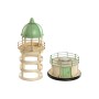 Figurine Décorative Home ESPRIT Bleu Vert Rose 13 x 13 x 27,5 cm (3 Unités)