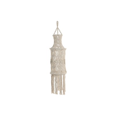 Écran de lampe Home ESPRIT Macramé Urbaine 25 x 25 x 108 cm