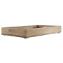 Set of trays Home ESPRIT White Natural Indian Man 44 x 29 x 5 cm (2 Units)