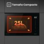 Microwave with Grill Hisense Black 900 W 25 L
