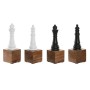 Decorative Figure Home ESPRIT White Brown Black Vintage 7 x 7 x 23 cm (4 Units)