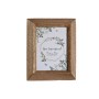 Cadre photo Home ESPRIT Naturel Verre Bois de manguier Montagne