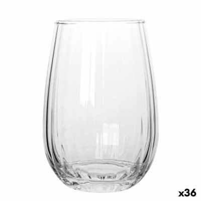 Verre d'eau La Mediterránea Nalon optic (36 Unités)
