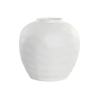 Vase Home ESPRIT White Stoneware Traditional style 26 x 26 x 26 cm