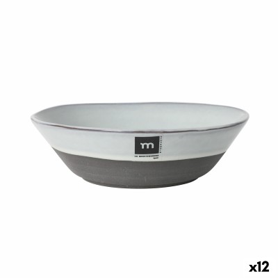 Deep Plate La Mediterránea Black clay