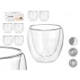 Glass for water Vivalto OCT-DG2319 Transparent Borosilicate Glass 100 ml (6 Units)