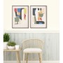 Painting Home ESPRIT Beige Abstract Urban 42,4 X 3 X 57 CM (2 Units)