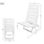 Chaise Pliante Aktive 38 x 65 x 36 cm (4 Unités)