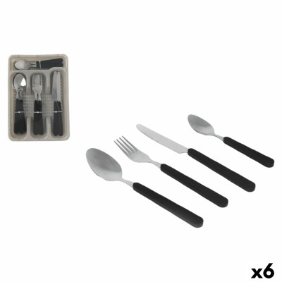 Couverts Quttin Atenas Plastique 17 Pièces (6 Unités)