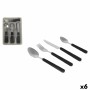 Couverts Quttin Atenas Plastique 17 Pièces (6 Unités)