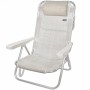 Chaise Pliante Aktive Blanc 48 x 46 x 84 cm Plage