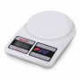 kitchen scale Basic Home Digital 7 kg White 23 x 16 x 3,6 cm (6 Units)
